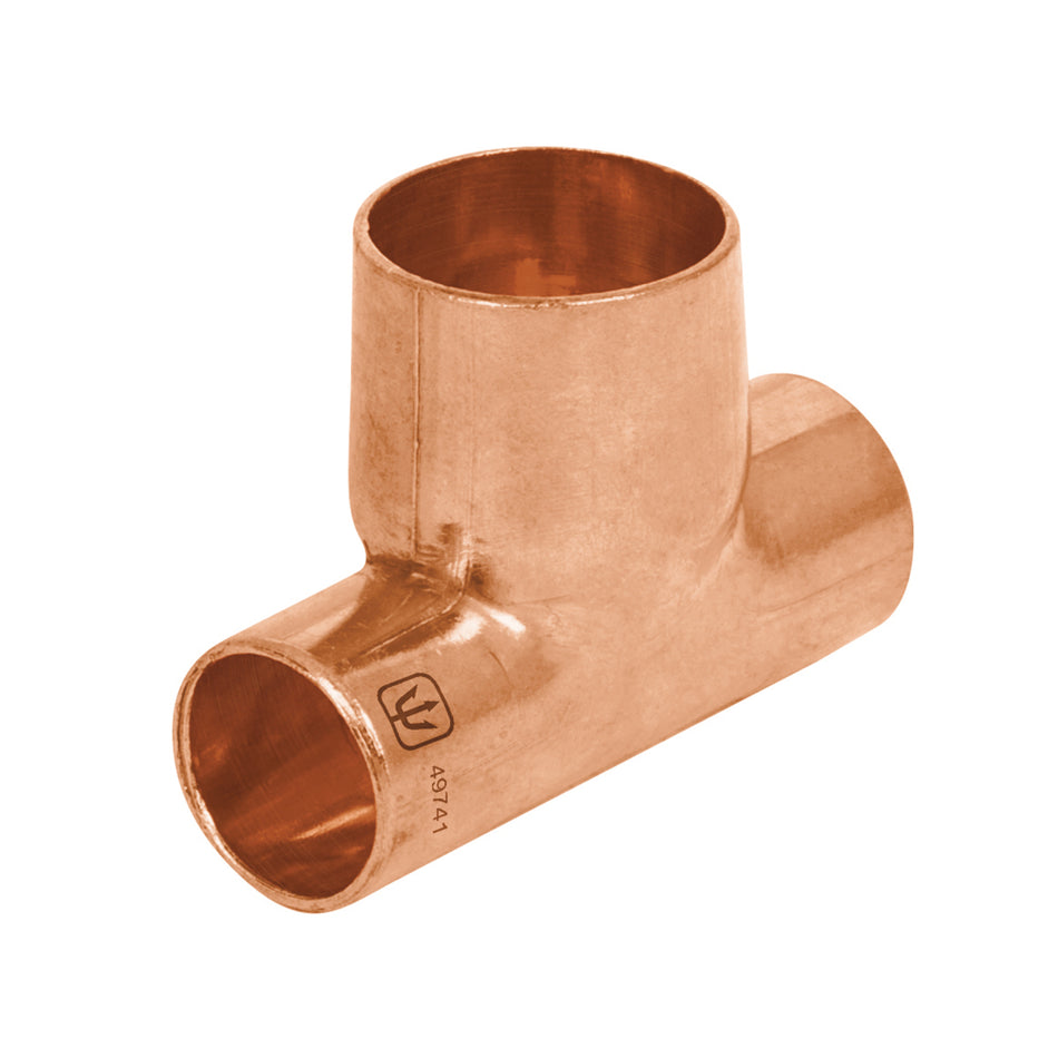 Tee De Cobre Reducida 1/2X1/2X3/4 Cc-721 Foset