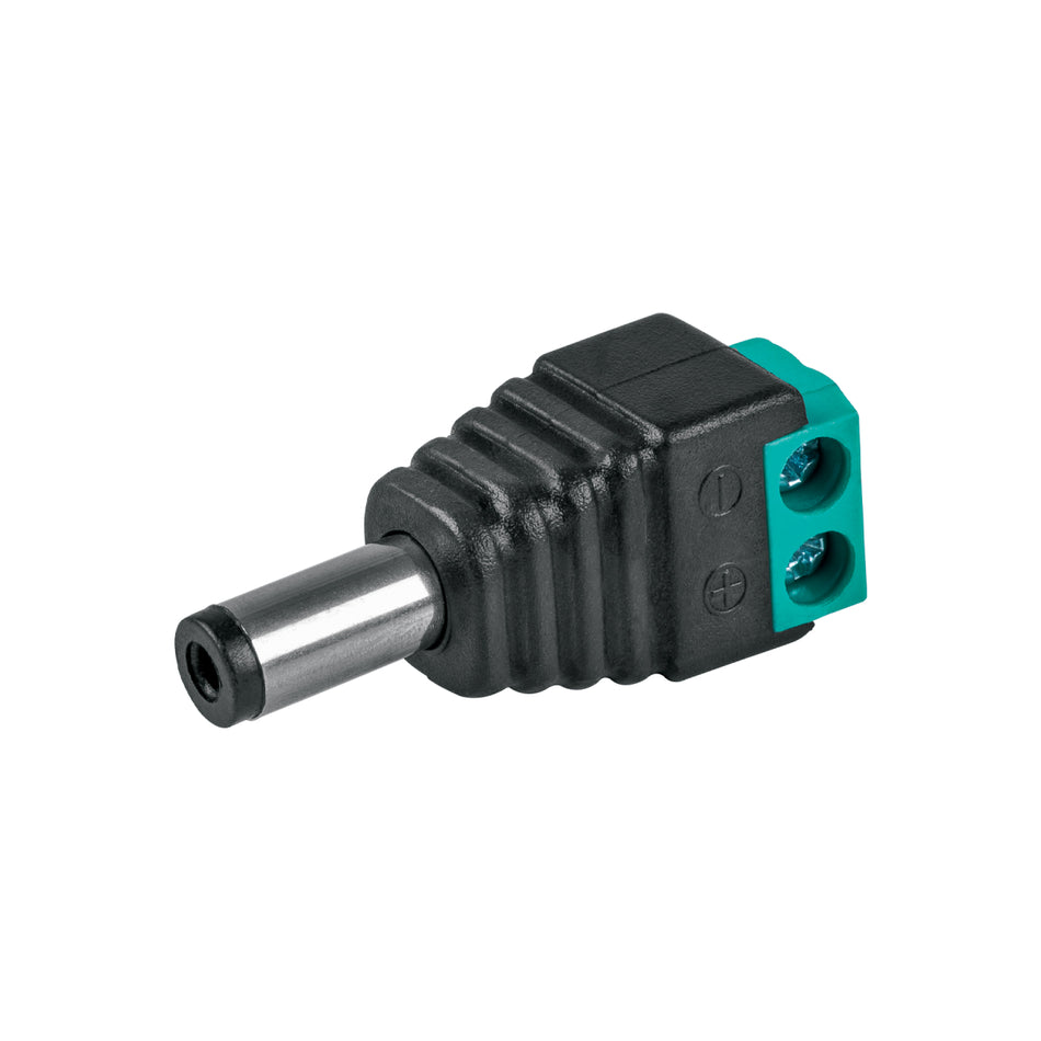 Conector De Energía Para Cctv Tipo Macho Ctv-1M (10 Piezas), Volteck