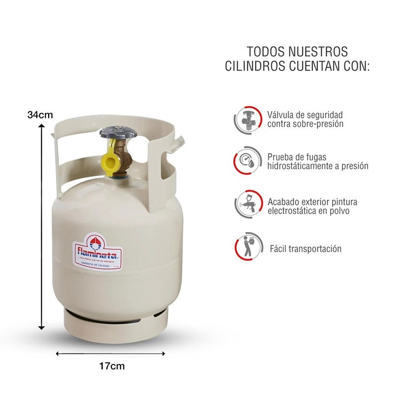 Cilindro Para Gas 2Kg. Mod.C2 Ingusa