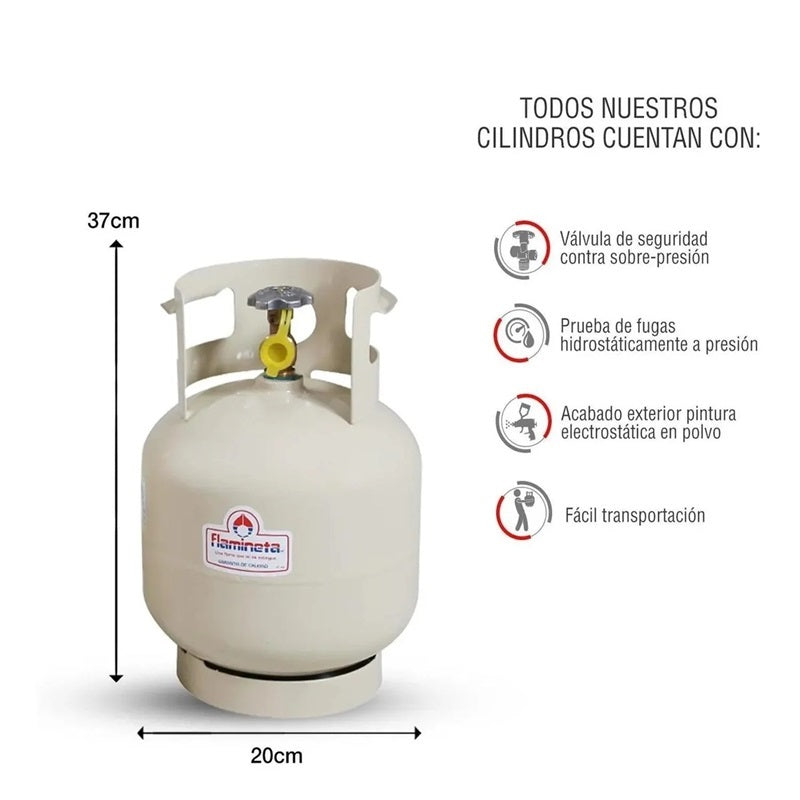 Cilindro Para Gas 4Kg. Mod.C4 Ingusa