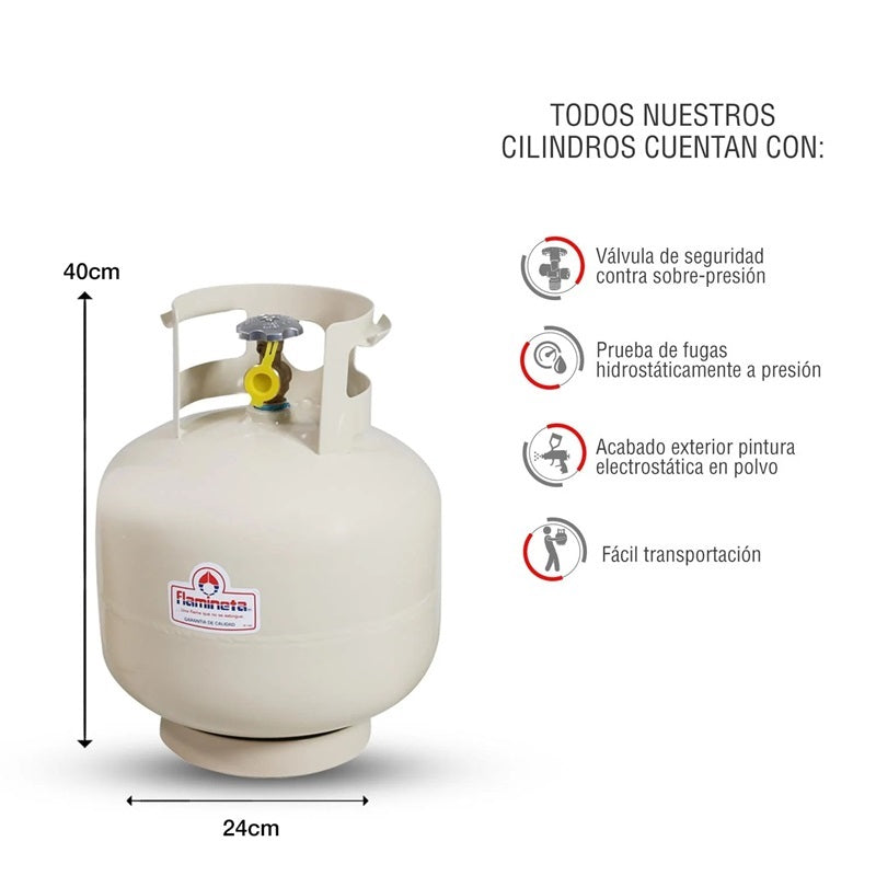 Cilindro Para Gas 6Kg. Mod.C6 Ingusa