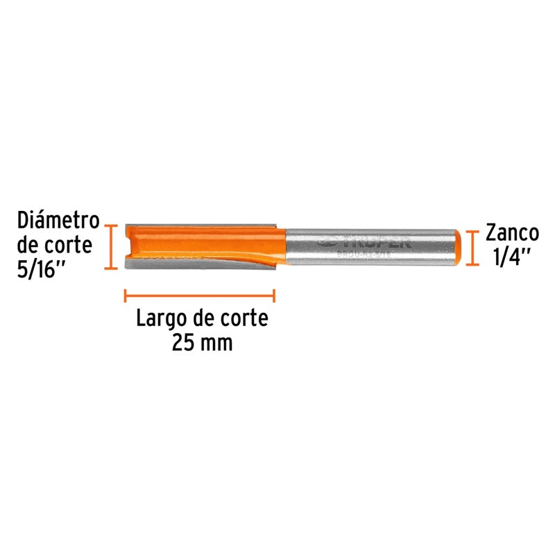 Broca P/Router 5/16X1 Brou-R2 5/16 Tru