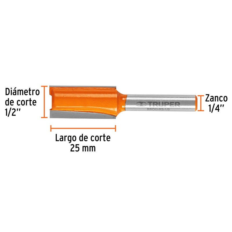 Broca P/Router 1/2X1 Brou-R2 1/2 Trupe