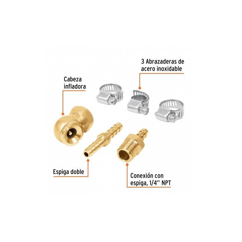 Juego Reparador P/Manguera 3/8 Reman-3/8