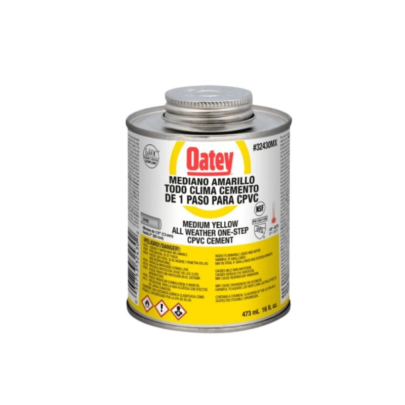 Pegamento Cpvc 1/2 16Oz.Oatey Flow Guard 32430Mx