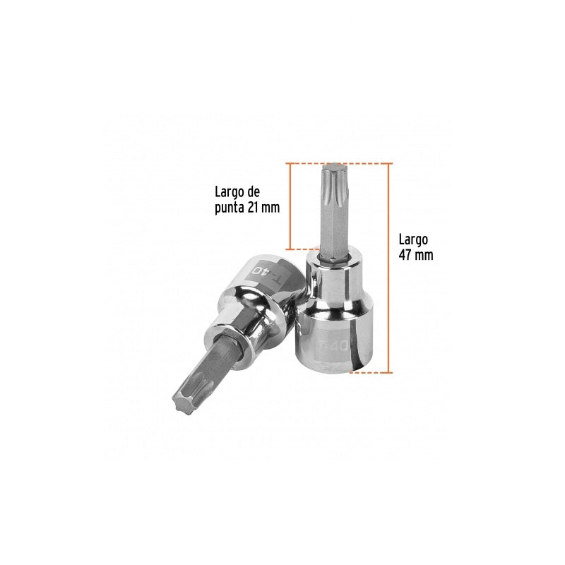 Dado Cuadro 3/8" Punta Torx D-523940W T