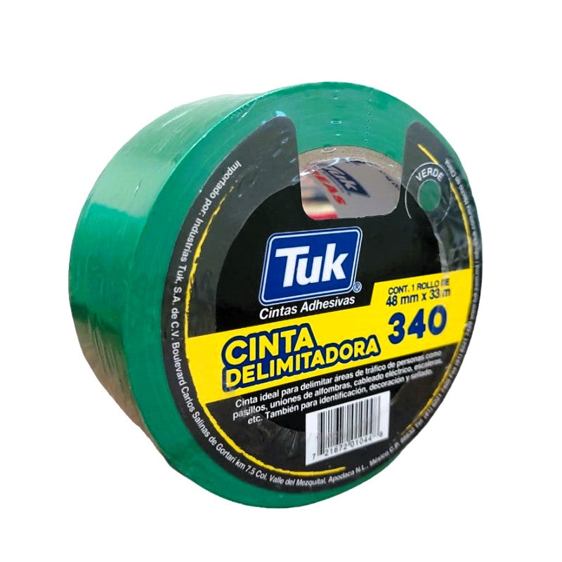 Cinta Delimitadora Verde 48Mmx33Mt Pz