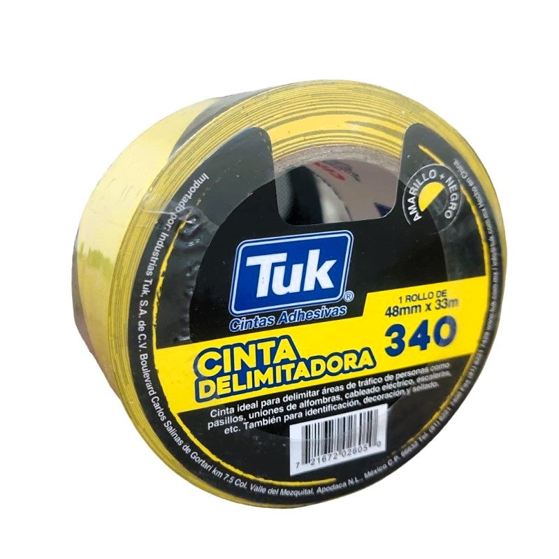 Cinta Delimitadora 48Mm Ama/Negro 33M 340A-Ng Tuk