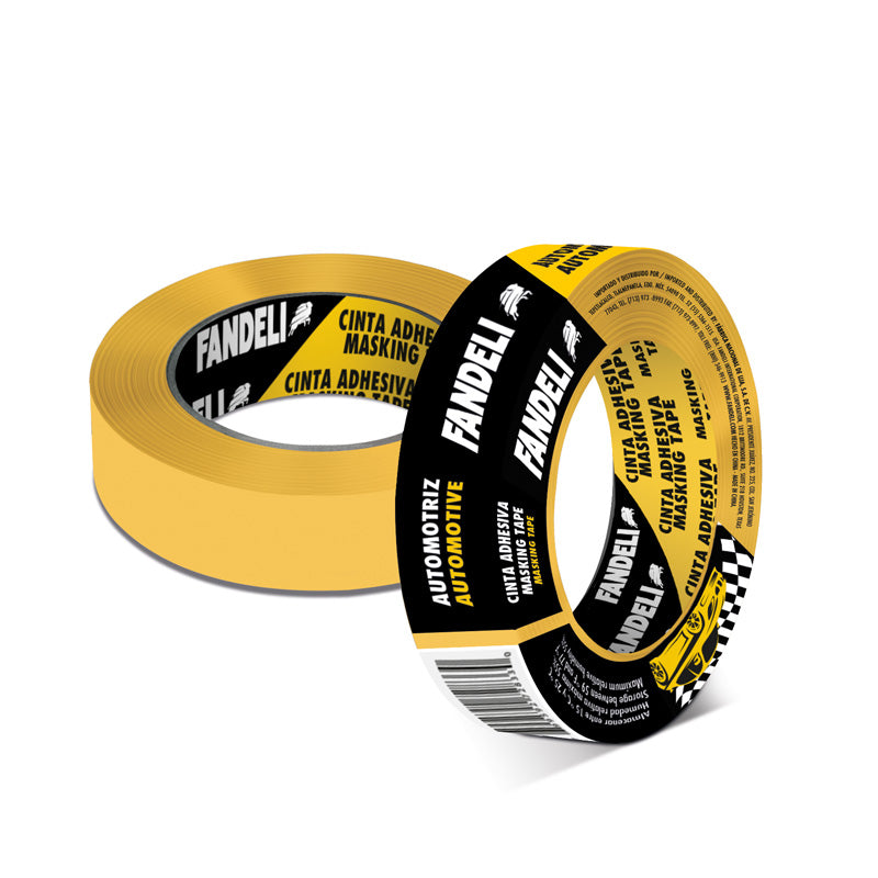 Cinta Masking Tape 3/4 X 50 Metros Automotriz 74835 Fandeli
