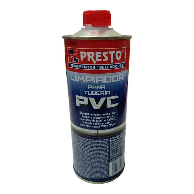 Limpiador Para Pvc Lata 500Ml. Presto 0937