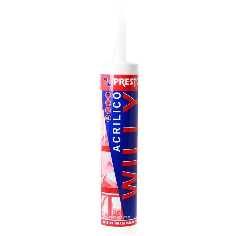 Silicón Acrílico Willy Cartucho 280Ml Presto 0320