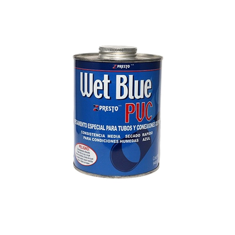 Pegamento Pvc Azul 9602 Lata 473Ml Presto Wet Blu