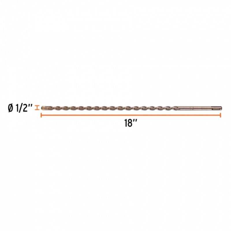 Broca P/Concreto C/Sist.Inser.Bs1/2X18