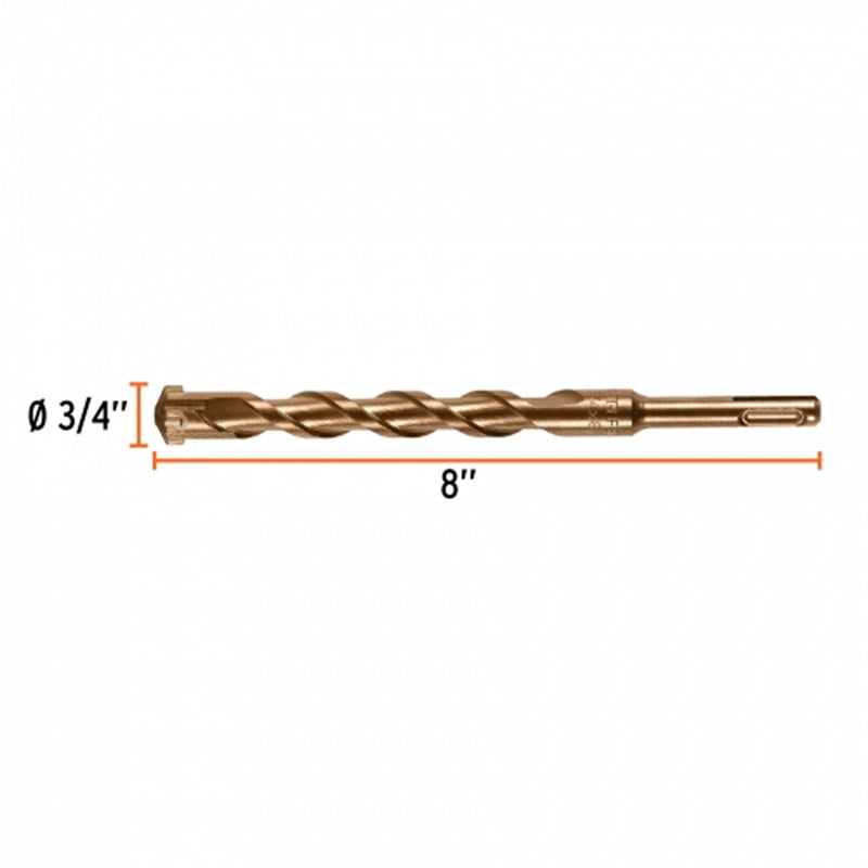 Broca P/Concreto C/Sist.Inser.Bs-3/4X8