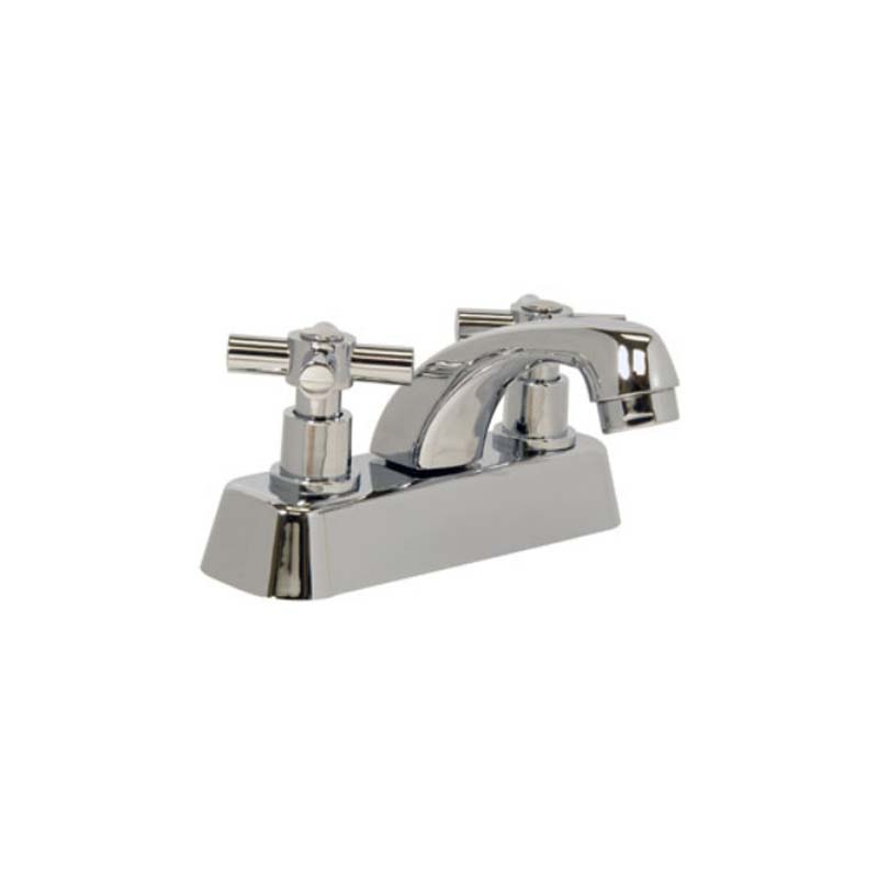 Mezcladora Para Lavabo Con Cubierta Y Mannual Palanca Abs 21066 Fontanery