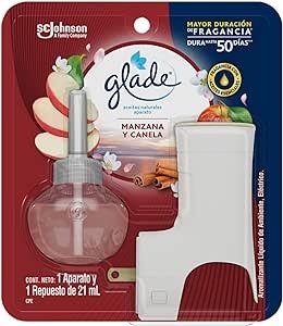 Aromatizante Glade Con Repuesto Nat Manzana 21ml