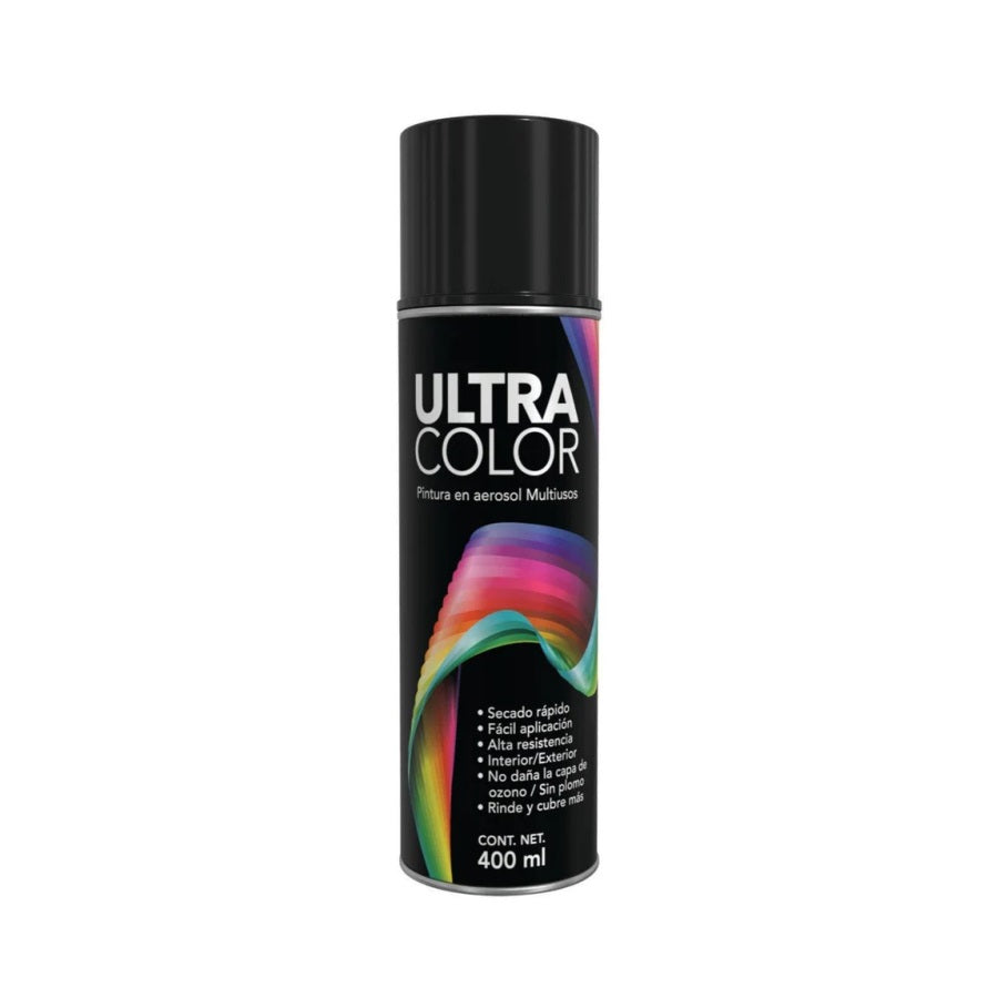 Pintura En Aerosol Negro Satinado 279 Ultra Color