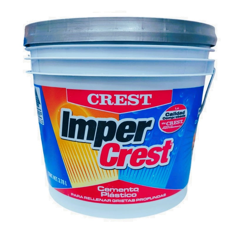 Cemento Plastico Impercrest Blanco Galon