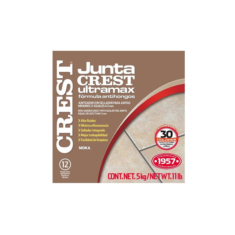 Juntacrest Ultramax Moka Caja 5Kg Crest