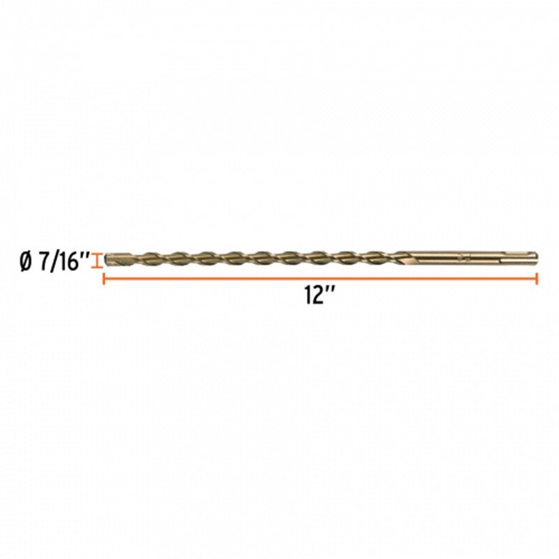 Broca P/Concreto C/Sist.Inser Bs-7/16X12