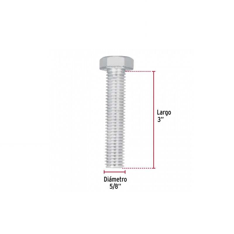 Tornillos Maq.Torm-5/8X3 6 Pzs Fiero