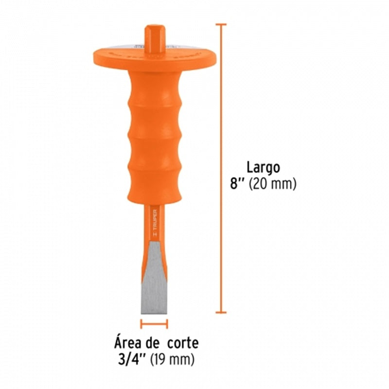 Cincel C/Frio C/Grip C-3/4X8G Truper