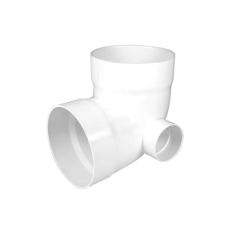 Codo Pvc 4" X 90 Con Salida Lateral De 2"