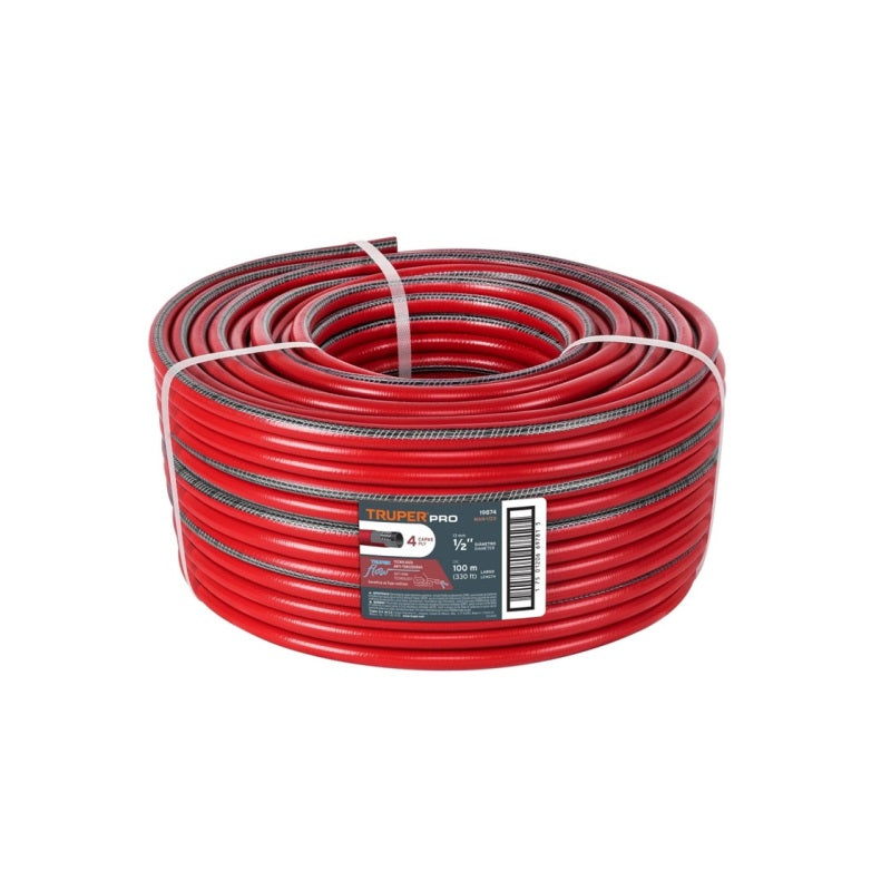 Manguera Reforzada 4 Cap. Man-1/2X Truper (100 MTS)