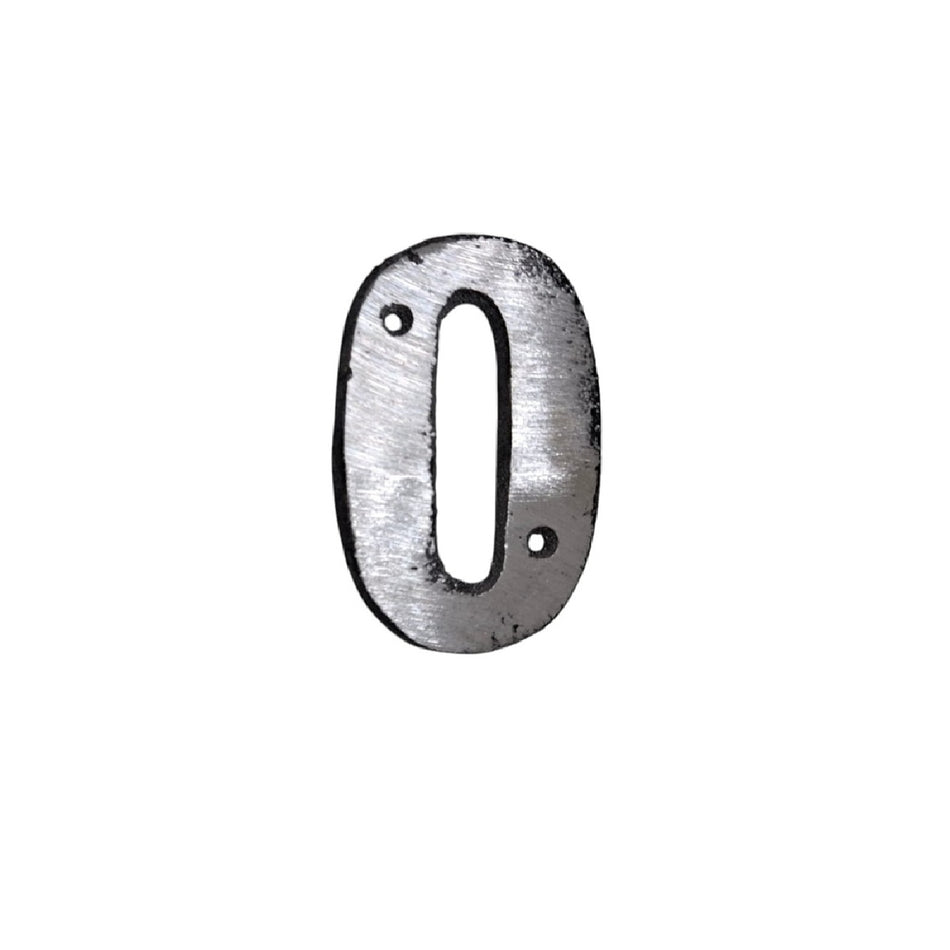 Numero Para Casa En Aluminio  " 0 "