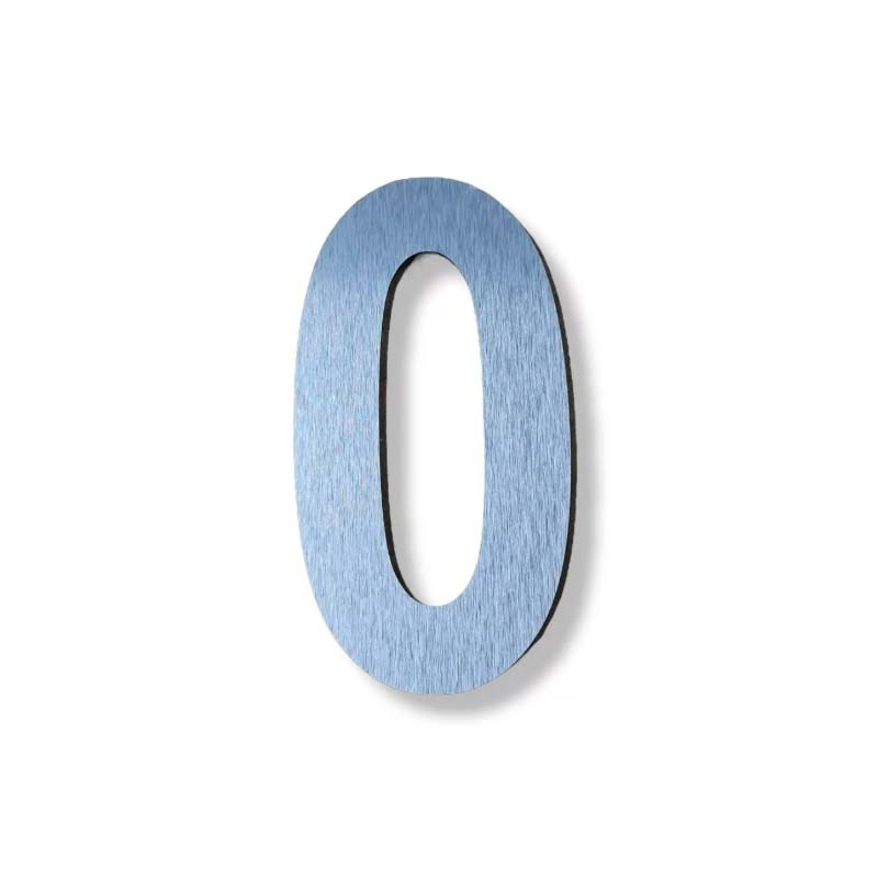 Numero Para Casa En Aluminio  " 0 "