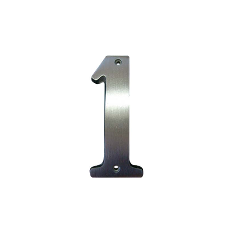 Numero Para Casa En Aluminio  " 1 "