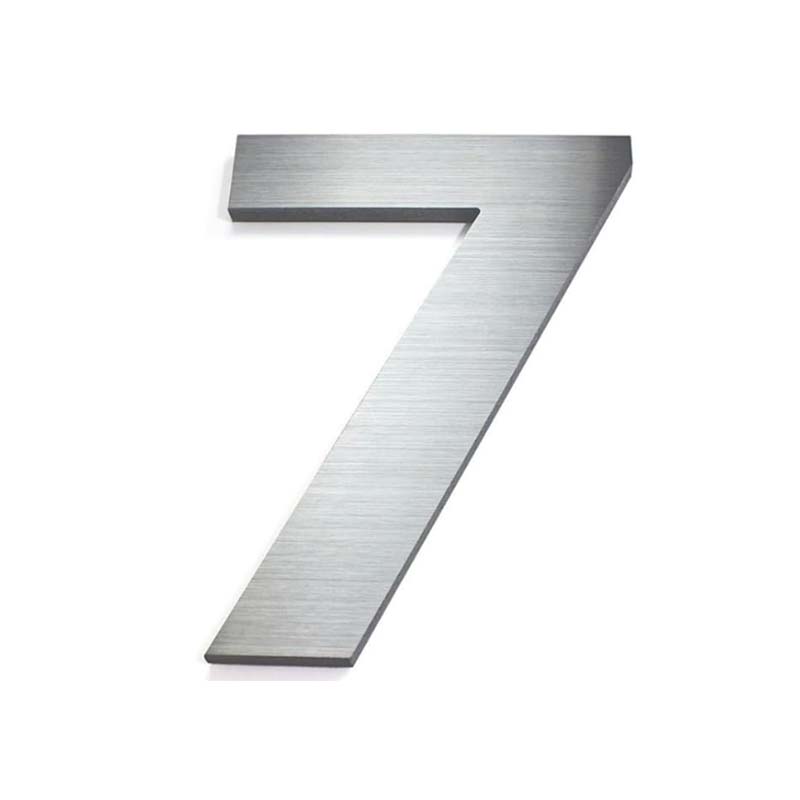 Número Para Casa En Aluminio  " 7 "