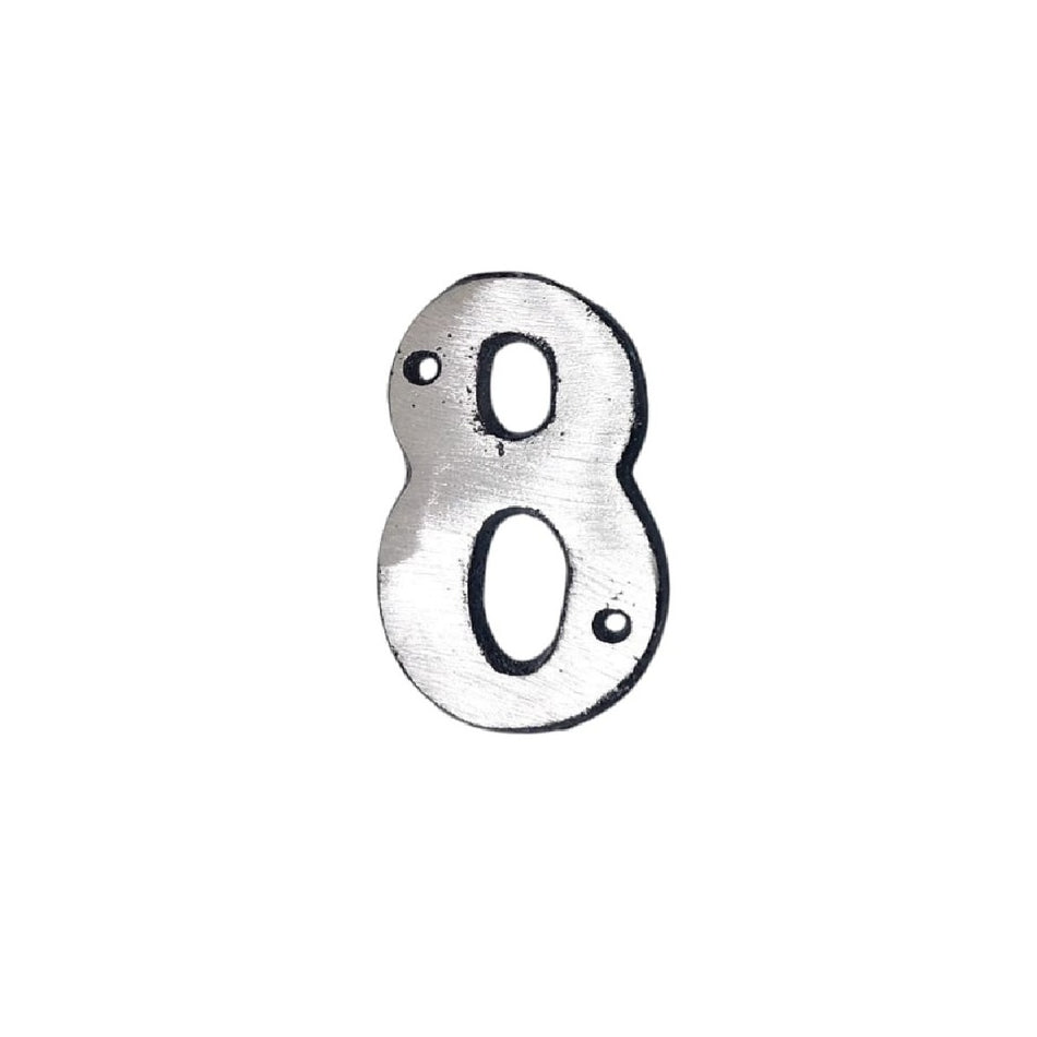 Número Para Casa En Aluminio  " 8 "
