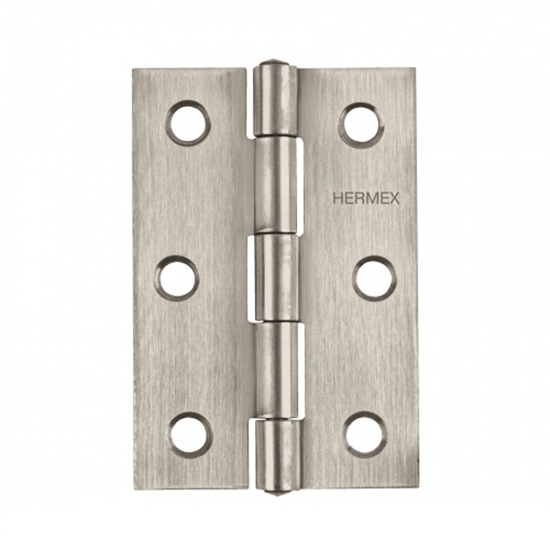 Bisagra Rectangular 21/2" Acero Br-254 Hermex Caja de 10 Piezas