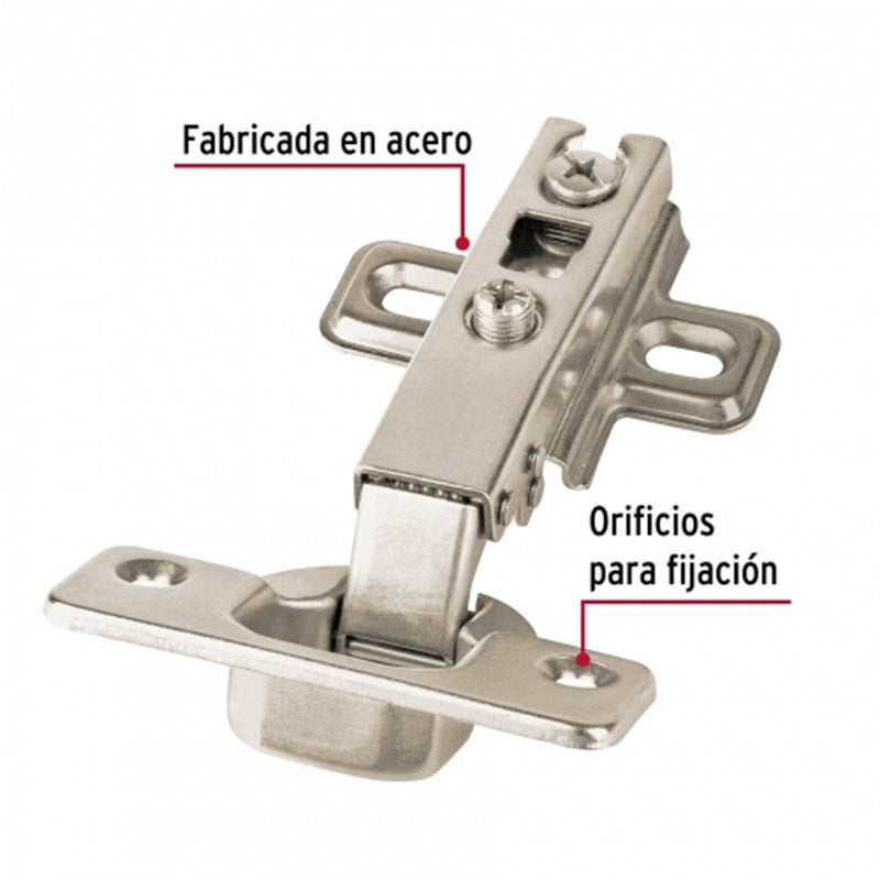 Bisagara Bidimenc.C/Completa Bidi-110C H 2 Piezas