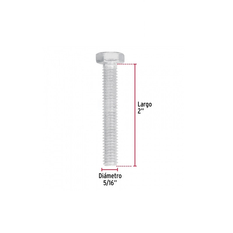 Tornillos Maq.Torm-5/16X2 80 Pzs Fiero