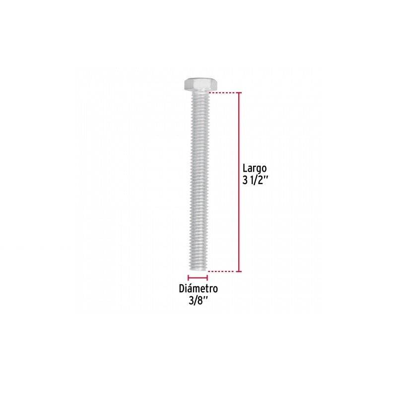 Tornillos Maq.Torm-3/8X31/2 30Pz Fiero