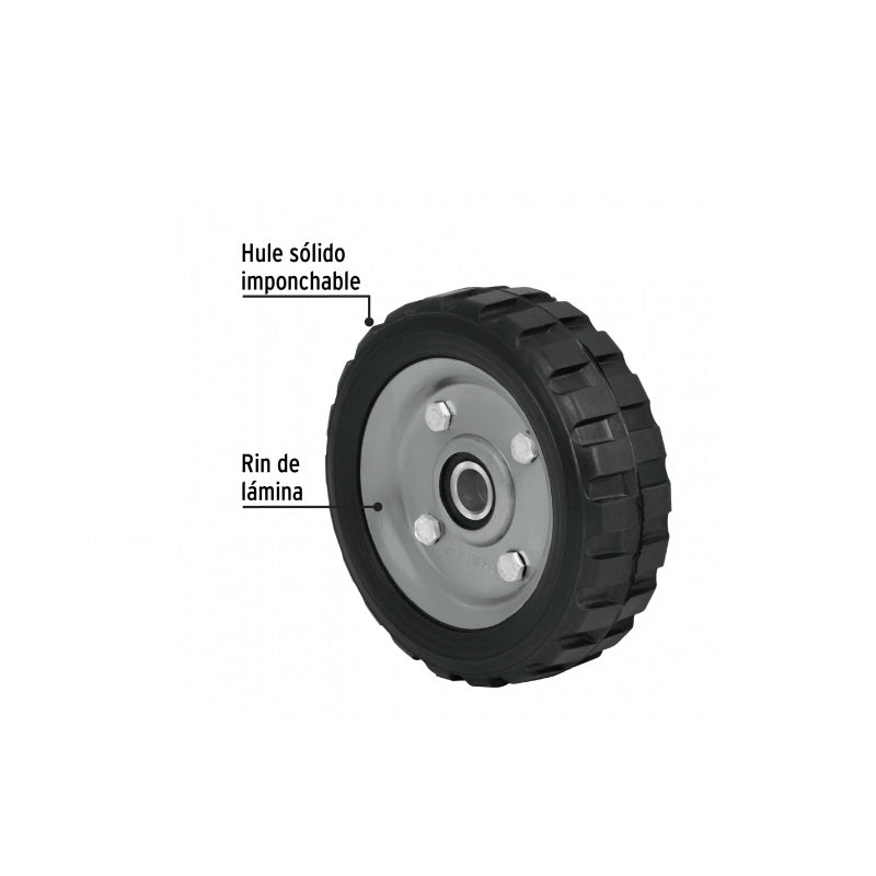 Rueda P/Diablo 6" Doble Balero Rd-62 Pretul