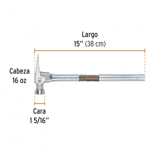 Martillo Uña Calif. Morca-16T Truper