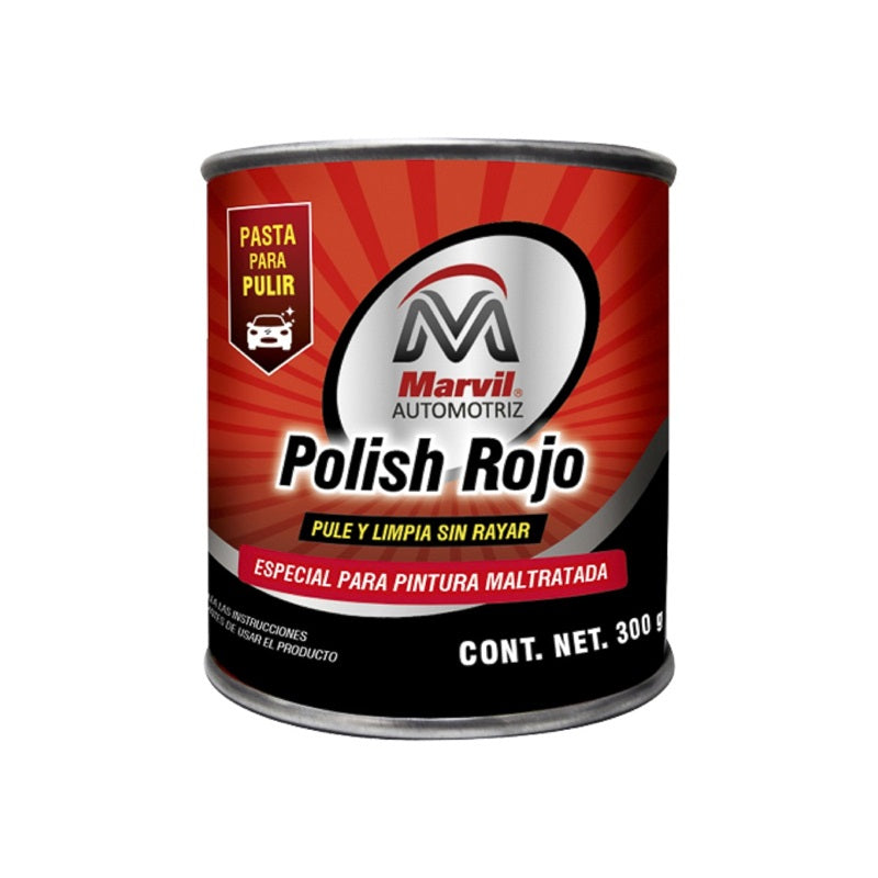 Pasta Para Pulir Roja 300g Polish 110218 Marvil