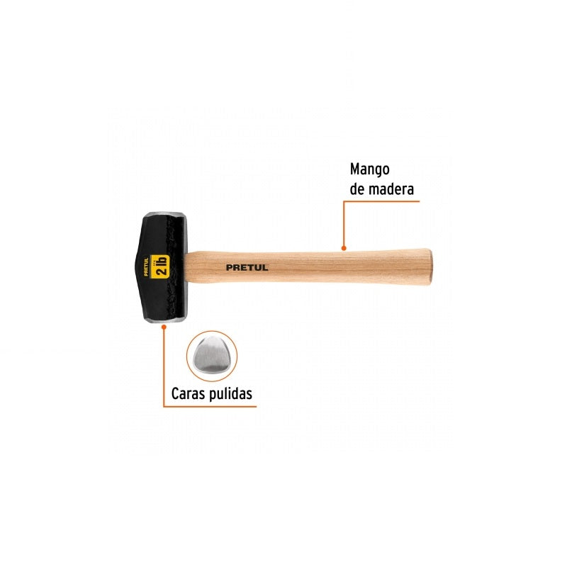 Marro Tipo Maceta De 2 Lbs. Dht-2P Pret