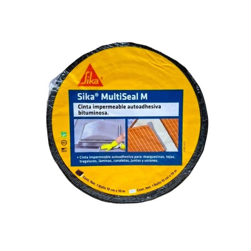 Cinta Asfáltica MultiSeal  M 10Cm X 10Mts Cod: 473149 (Blanca) Sika