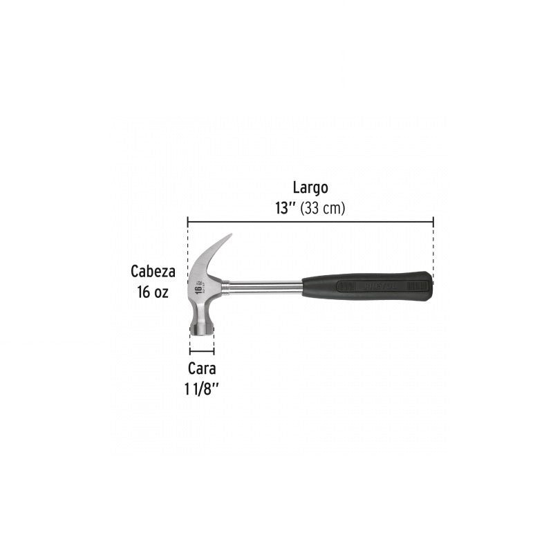 Martillo Tubular Mango Neopreno Sj-16P Pretul