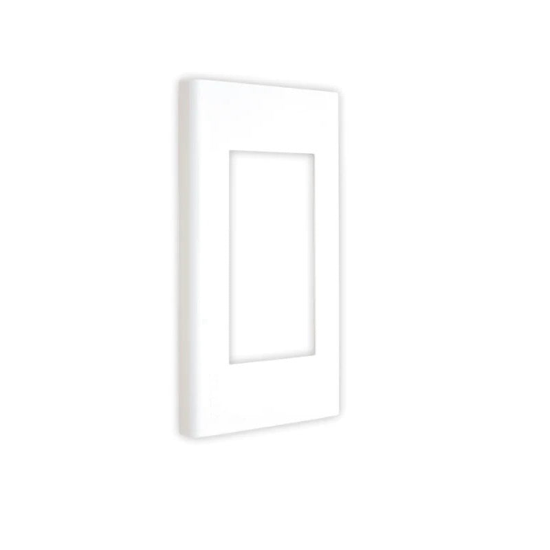 Placa Duplex Blanca De Lujo Pla-019 Kley