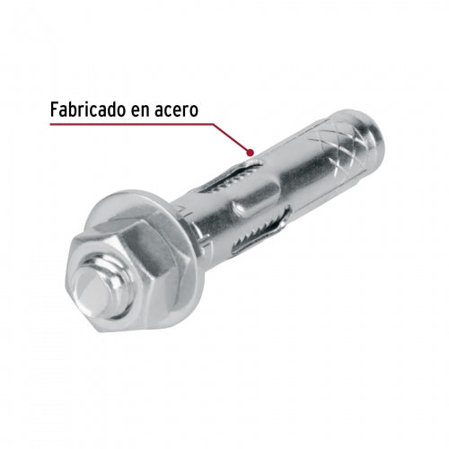 Taquete Expansor 5/16 Con Tornillos Tae-5/16Tg 100Pz Fiero