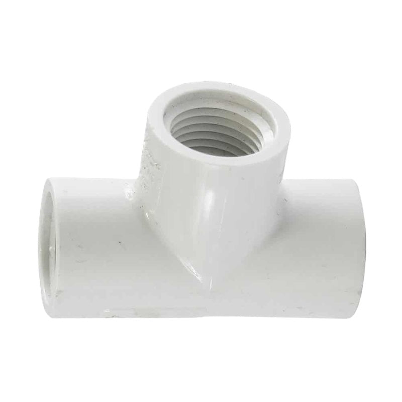 Tee Hidráulica Pvc Rosca Al Centro 1/2" Ced.40