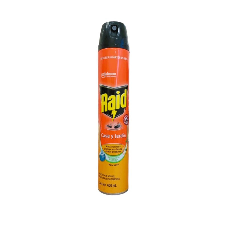 Insecticida Raid Casa Y Jardin 400Ml