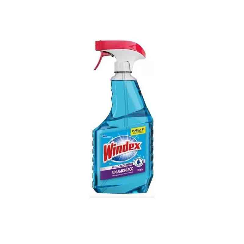 Limpiador Liq.Windex Crystal Rain 640Ml S/Amoniaco