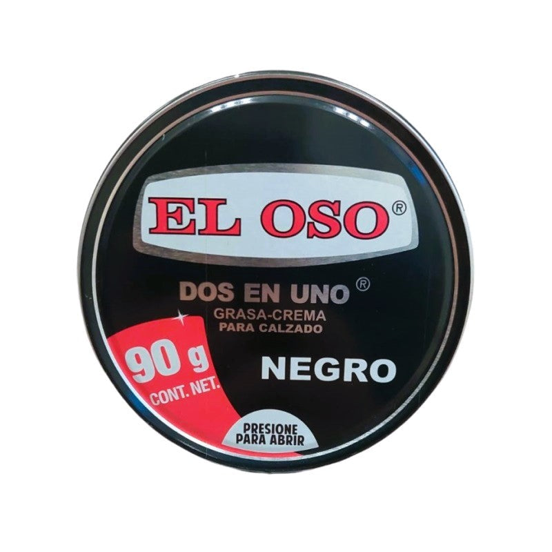 Grasa P/Calzado El Oso 2En1 90G Negro 8014Aw