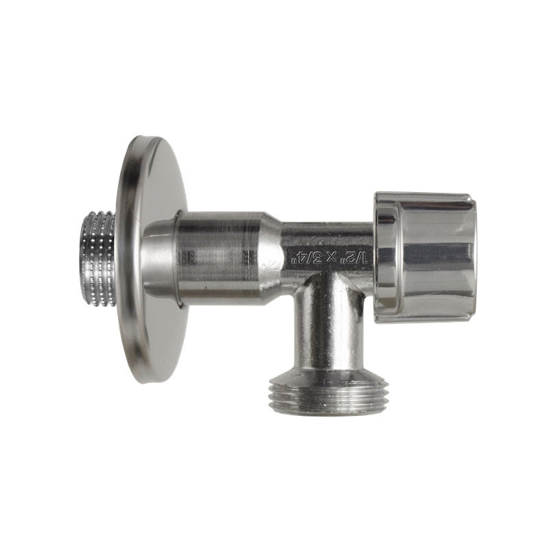 Llave Angular Para Lavadora IP-708 1/2 NPT x 3/4" Coflex